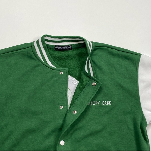 Unisex Varsity Letterman Embroidered Respiratory Therapist Jacket - Picture 6 of 13